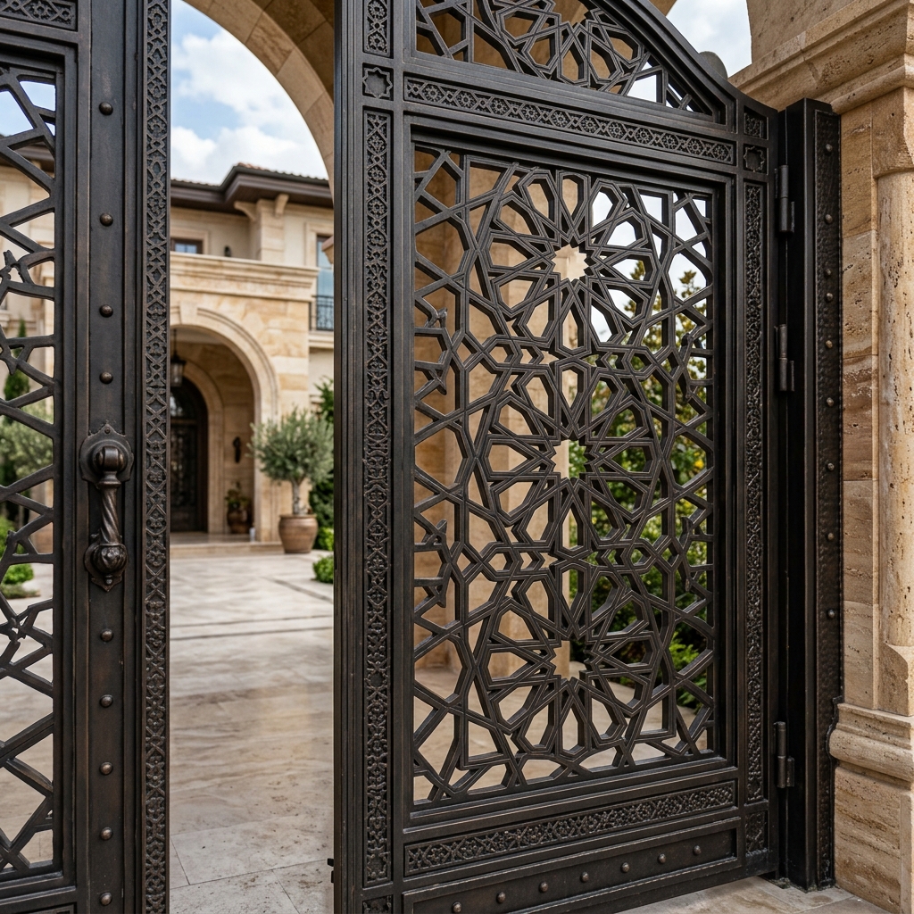 Selçuklu Motifli Lüks Villa Kapısı Fotoğraf 2